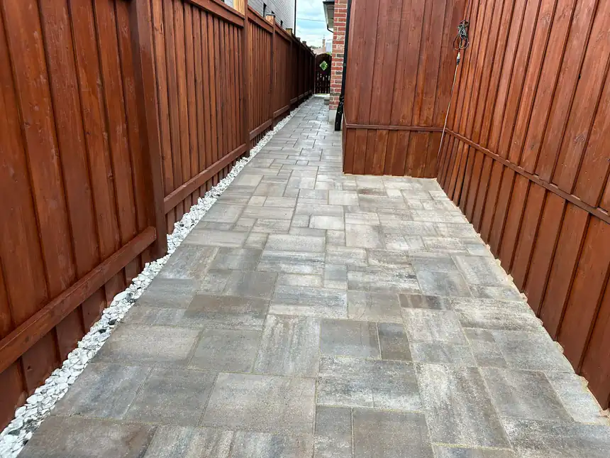 Interlocking project by World Gate Landscaping