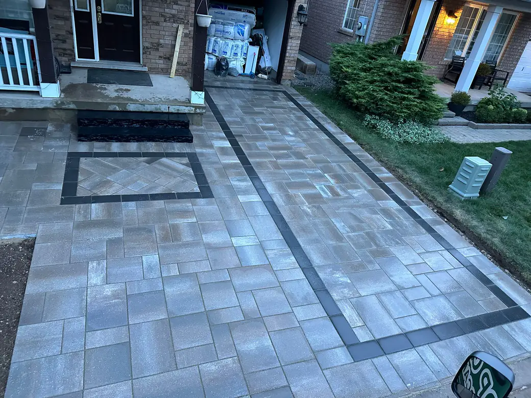Interlock Driveway & Entrance by World Gate Landscaping in Mississauga, 2025