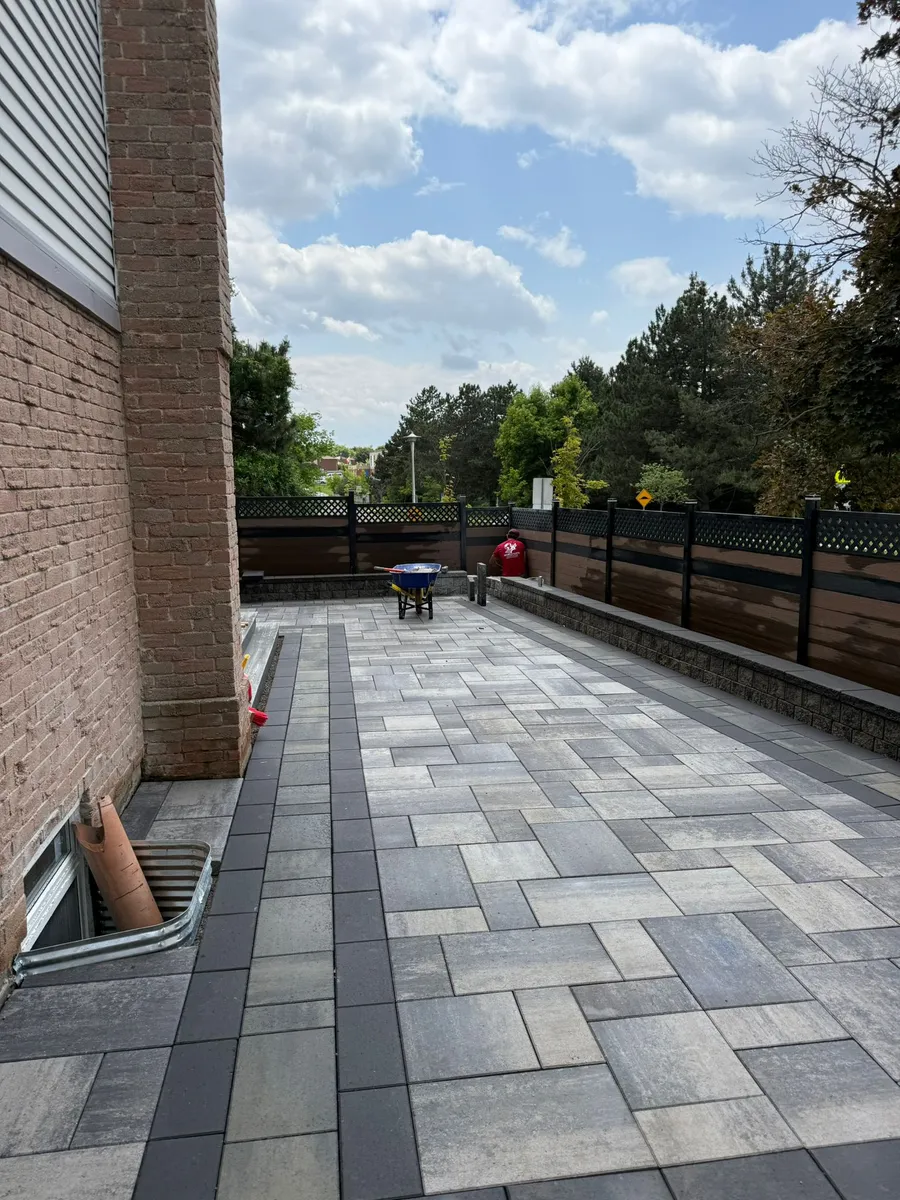 Landscaping and hardscaping project by World Gate Landscaping in the GTA