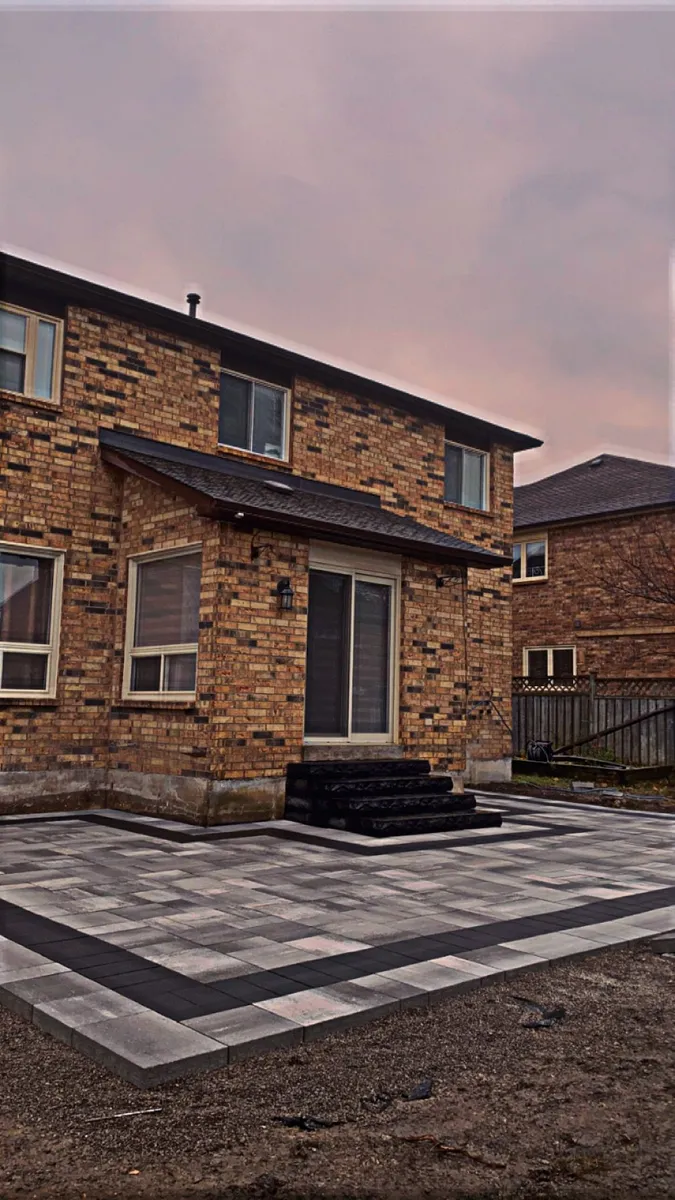 Landscaping and hardscaping project by World Gate Landscaping in the GTA