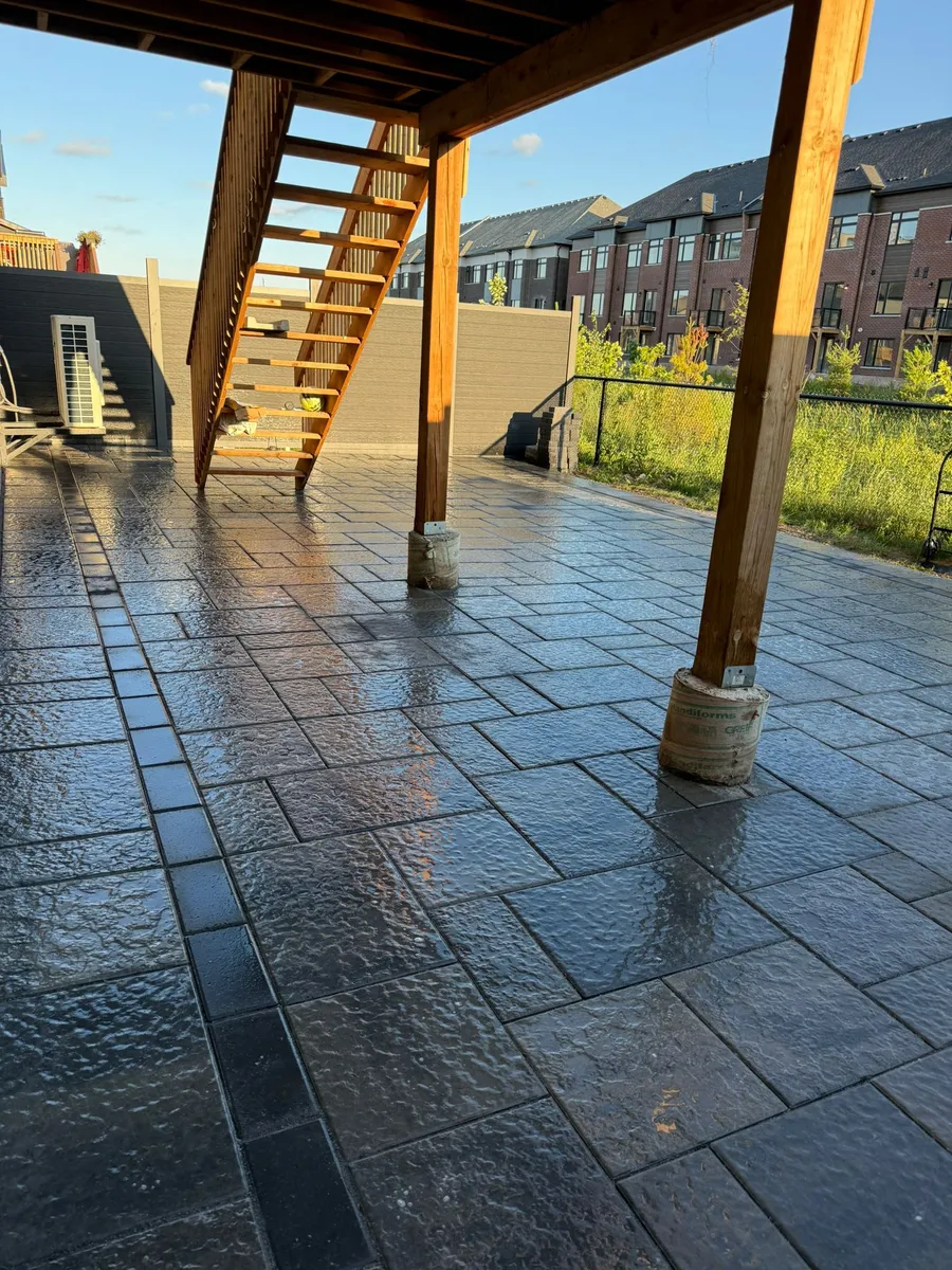 Landscaping and hardscaping project by World Gate Landscaping in the GTA