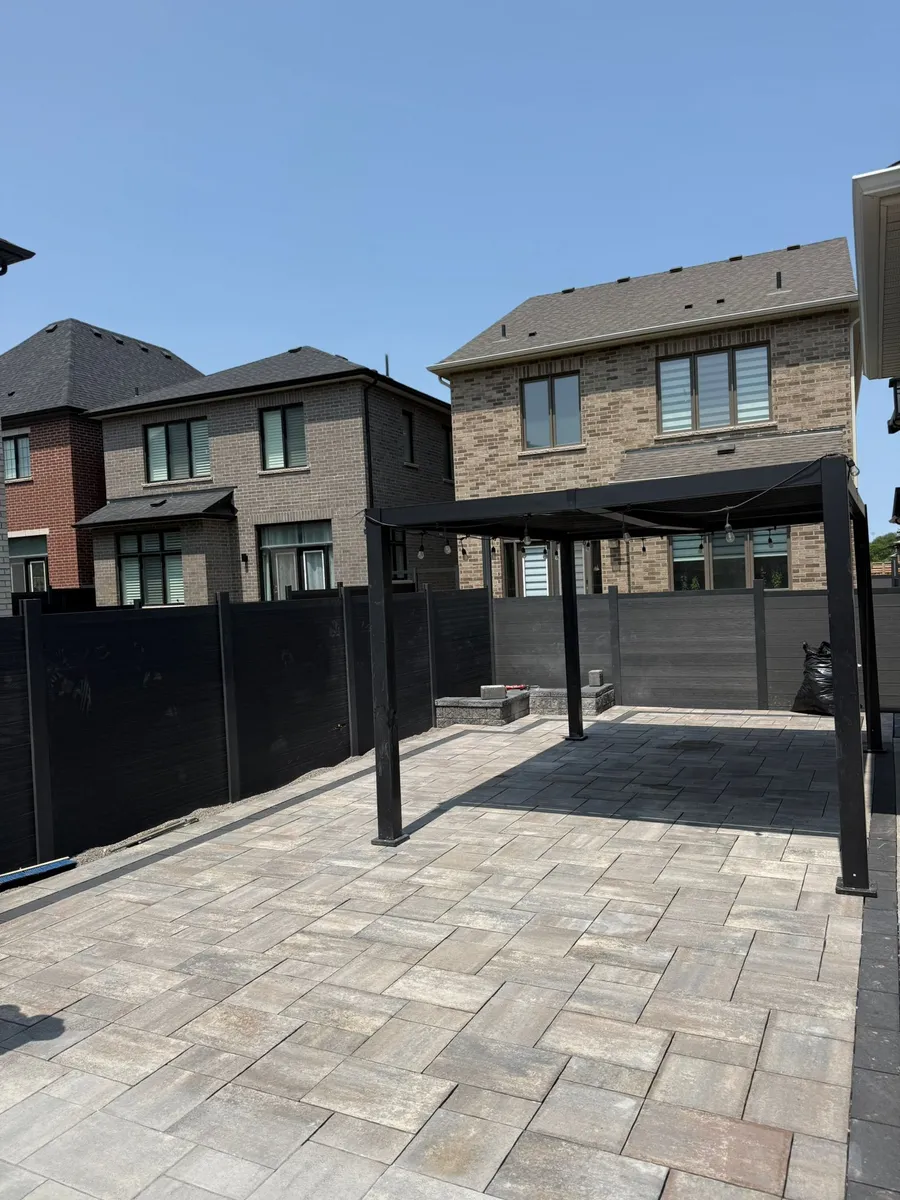 Landscaping and hardscaping project by World Gate Landscaping in the GTA