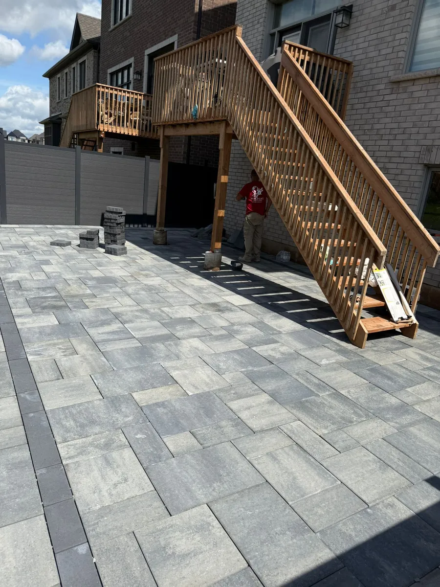 Landscaping and hardscaping project by World Gate Landscaping in the GTA
