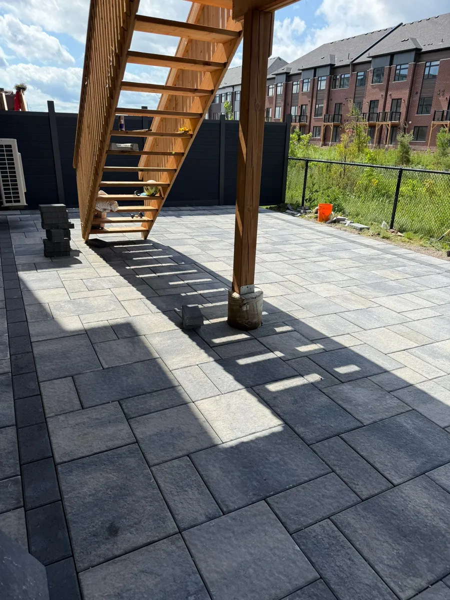 Landscaping and hardscaping project by World Gate Landscaping in the GTA