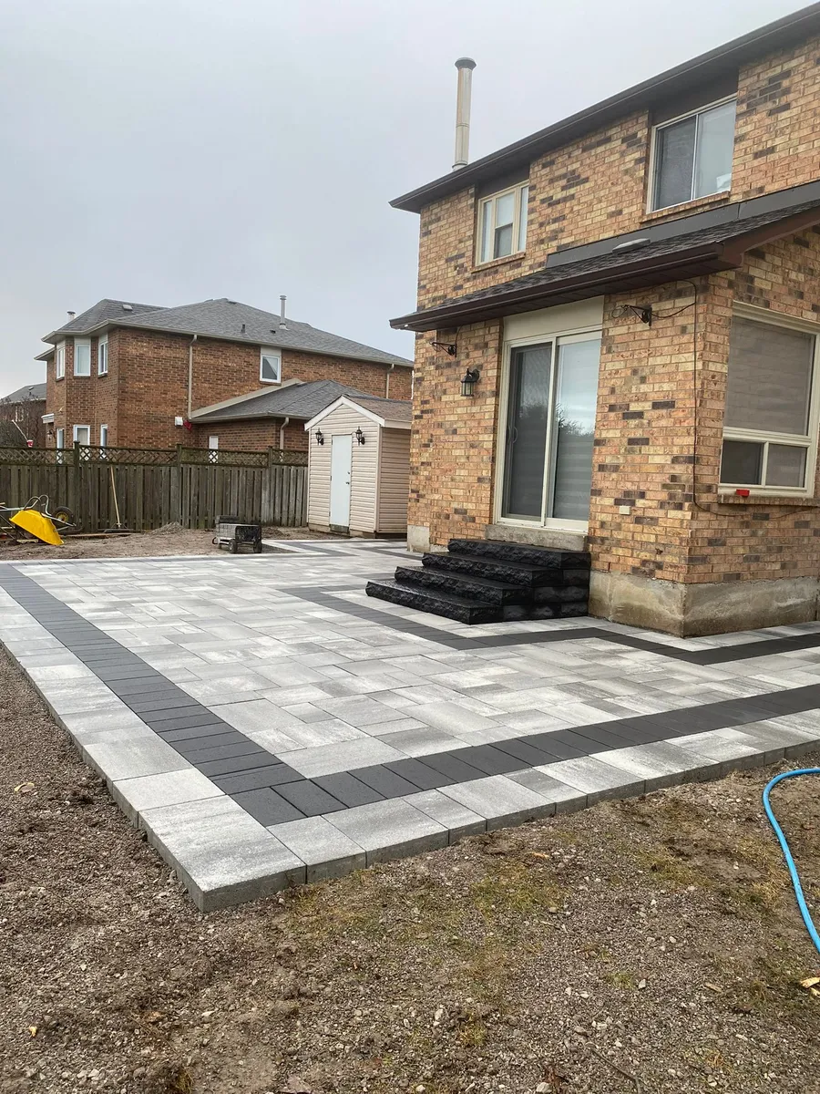 Landscaping and hardscaping project by World Gate Landscaping in the GTA