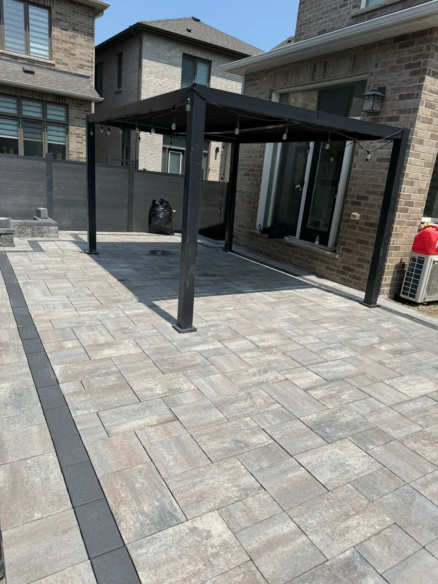 Landscaping and hardscaping project by World Gate Landscaping in the GTA