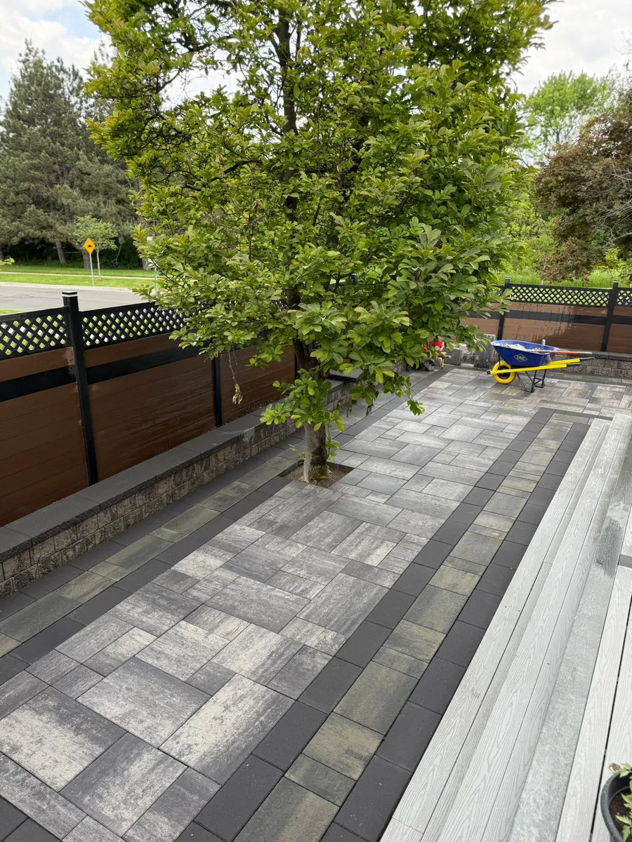 Landscaping and hardscaping project by World Gate Landscaping in the GTA