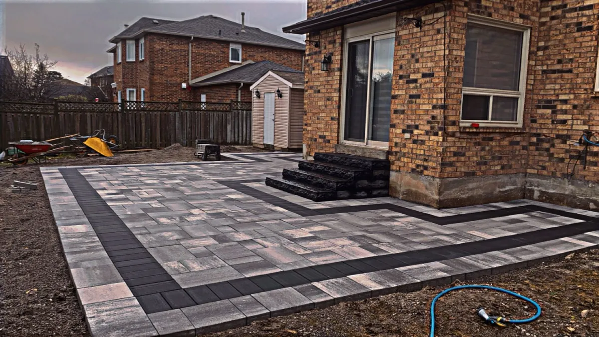 Landscaping and hardscaping project by World Gate Landscaping in the GTA