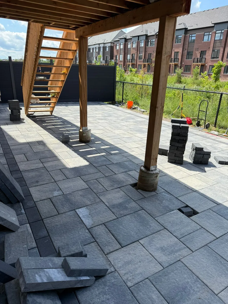 Landscaping and hardscaping project by World Gate Landscaping in the GTA