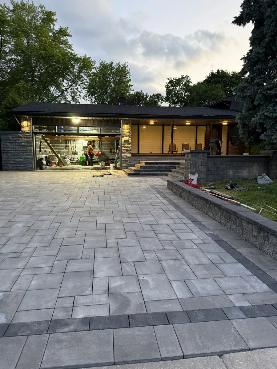 Landscaping and hardscaping project by World Gate Landscaping in the GTA