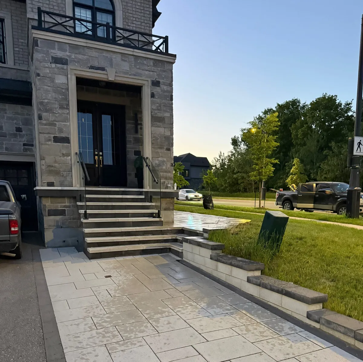 Landscaping and hardscaping project by World Gate Landscaping in the GTA