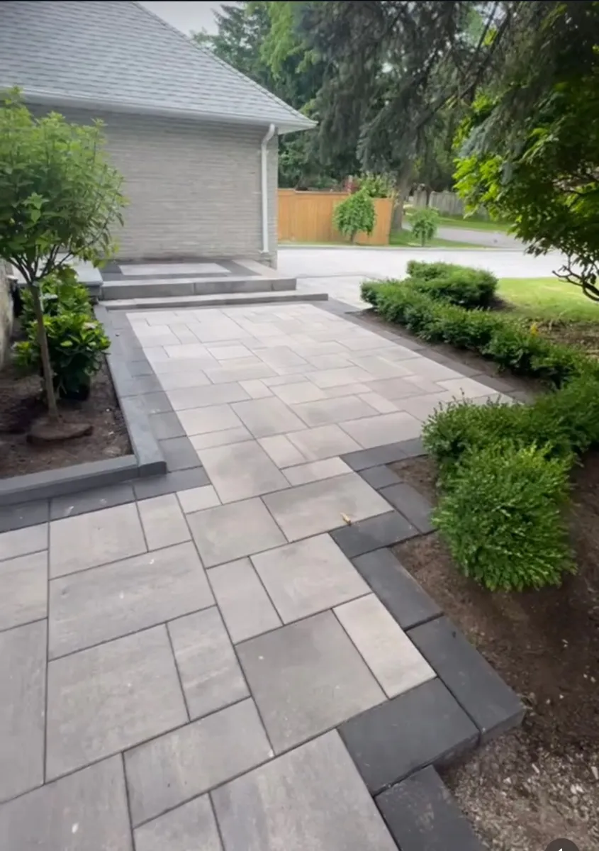 Landscaping and hardscaping project by World Gate Landscaping in the GTA