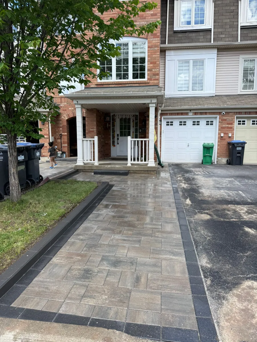 Landscaping and hardscaping project by World Gate Landscaping in the GTA