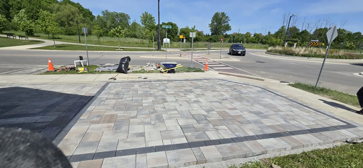 Landscaping and hardscaping project by World Gate Landscaping in the GTA