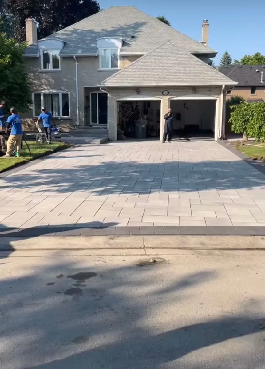 Landscaping and hardscaping project by World Gate Landscaping in the GTA