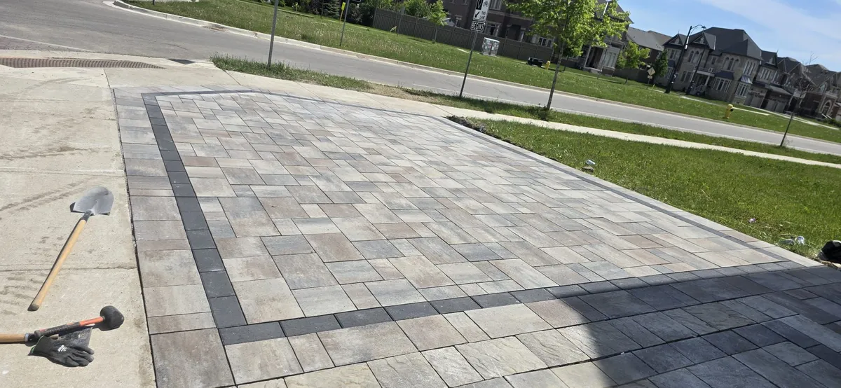 Landscaping and hardscaping project by World Gate Landscaping in the GTA