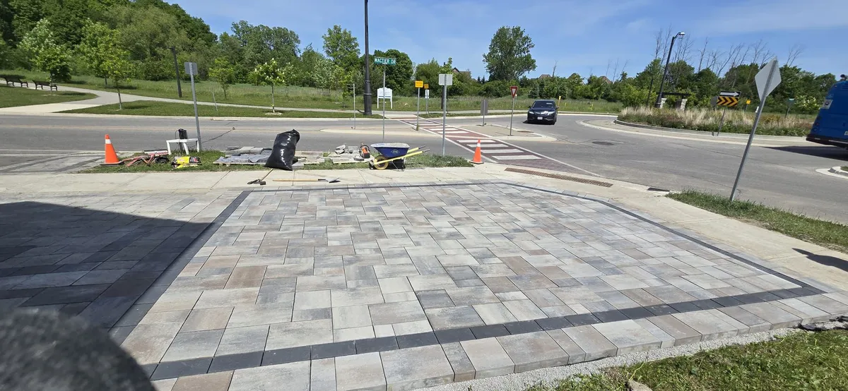 Landscaping and hardscaping project by World Gate Landscaping in the GTA