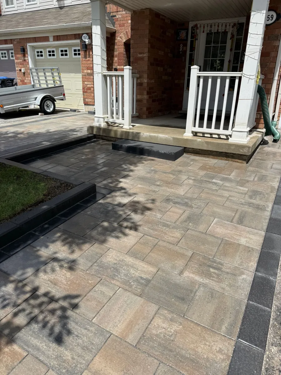 Landscaping and hardscaping project by World Gate Landscaping in the GTA