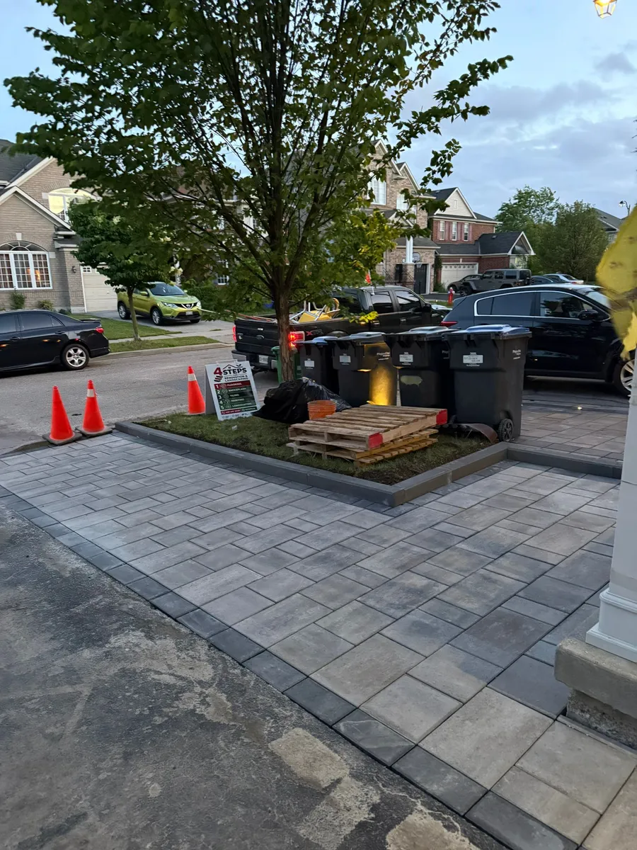 Landscaping and hardscaping project by World Gate Landscaping in the GTA