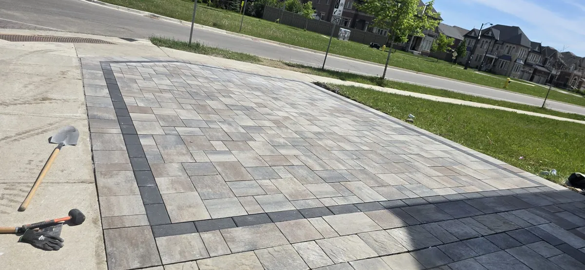 Landscaping and hardscaping project by World Gate Landscaping in the GTA