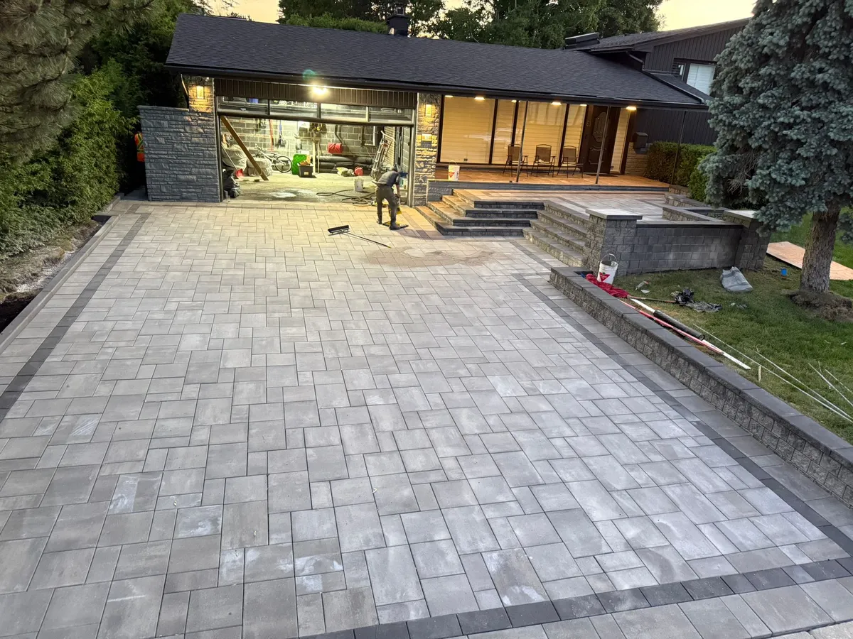 Landscaping and hardscaping project by World Gate Landscaping in the GTA