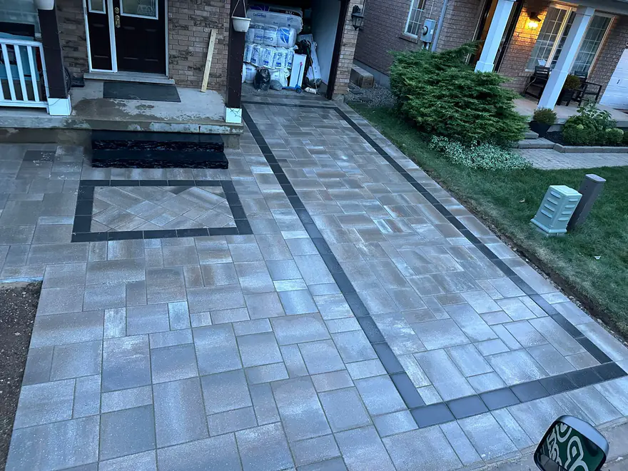 Interlocking project by World Gate Landscaping in the GTA