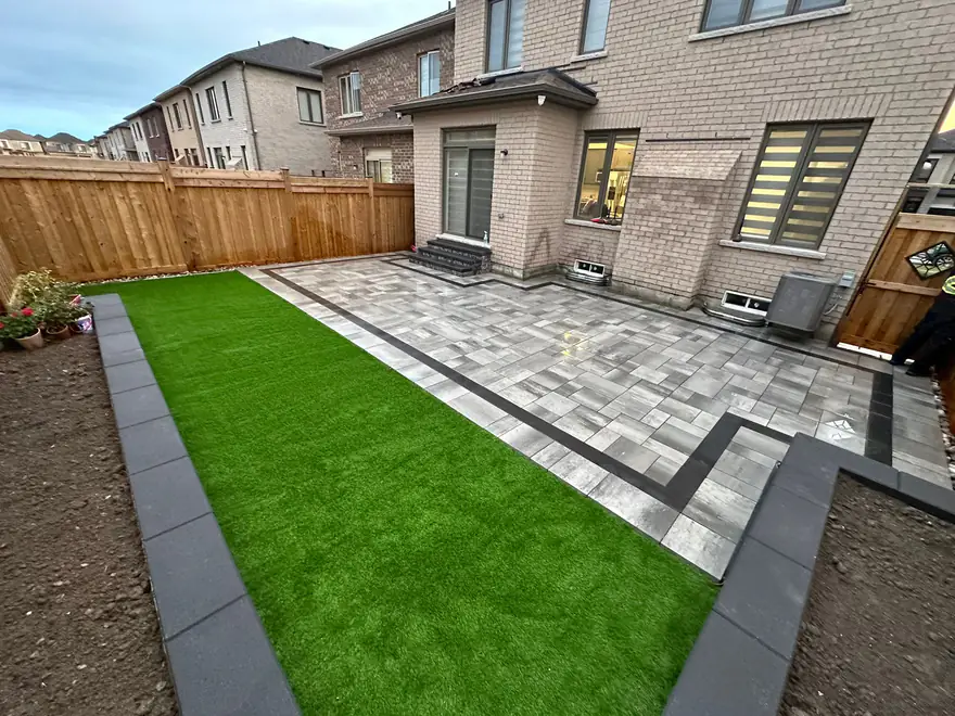 Sod Installation project by World Gate Landscaping in the GTA